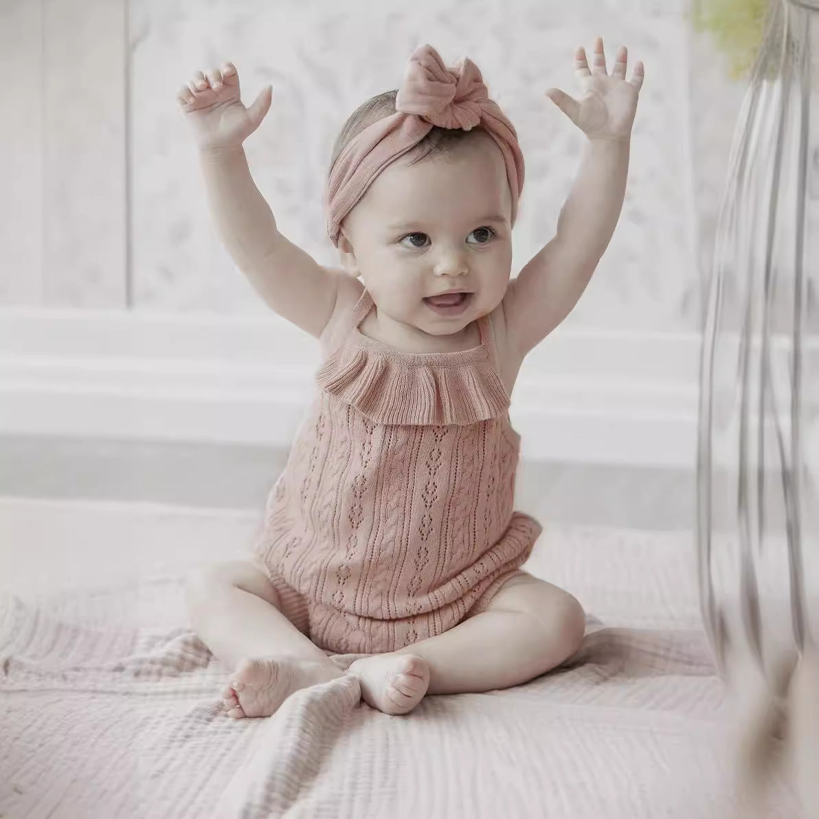 babytoly kimbell romper ニットロンパース　コンフェッティ babytoly kimbell romper ニットロンパース コンフェッティ