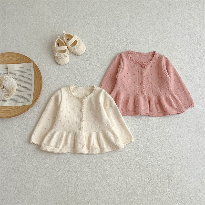 little frill knit cardigan – MARUM