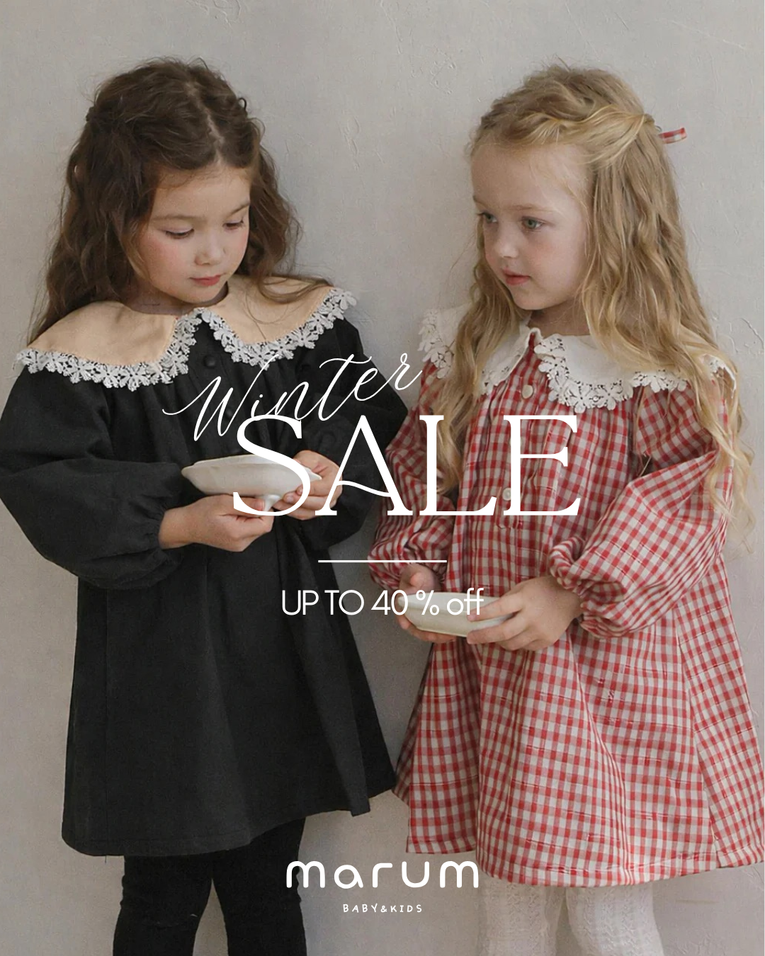 【最大40%OFF】ブランドオープン1周年感謝祭！ウィンターセール開催のお知らせ