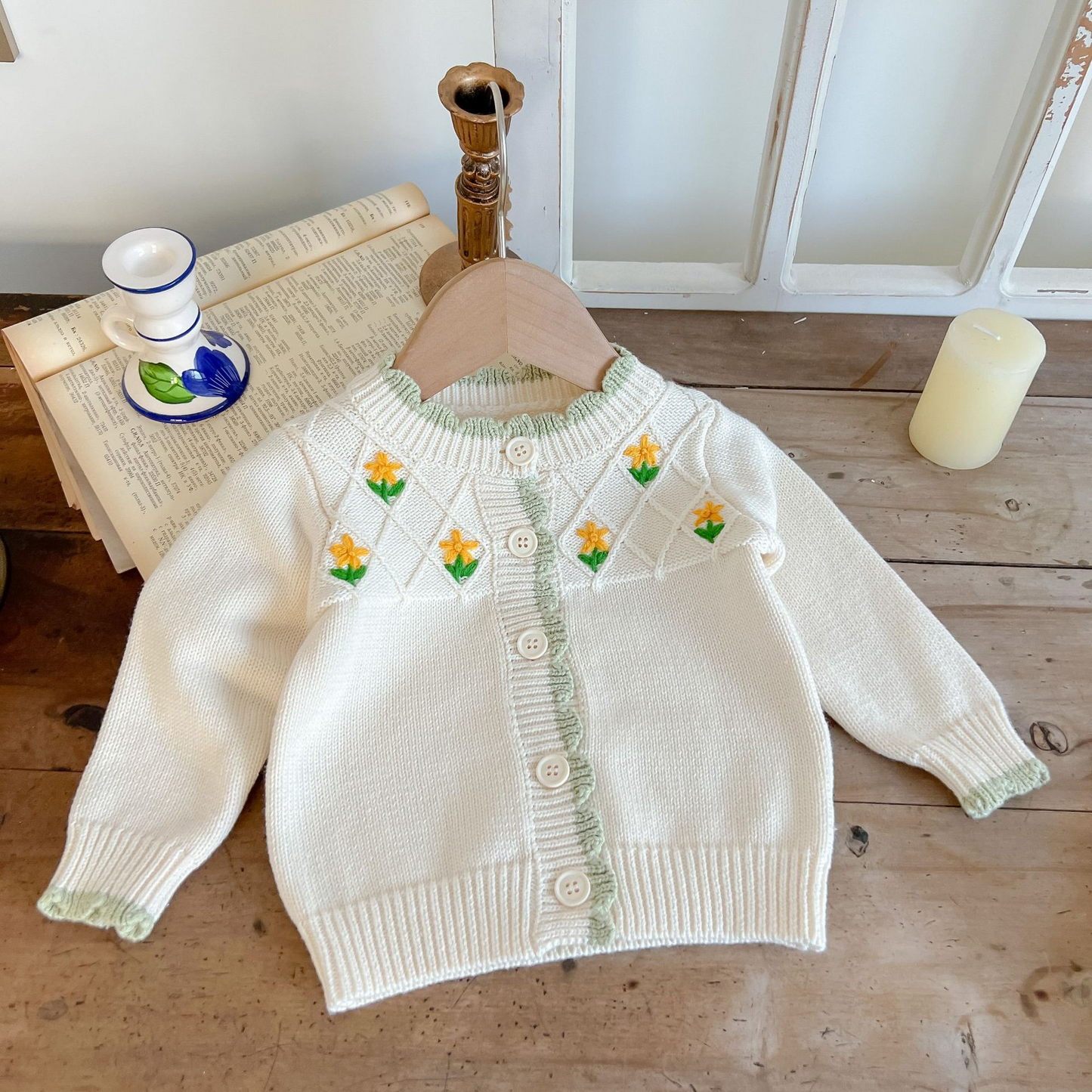 little garden cardigan & rompers