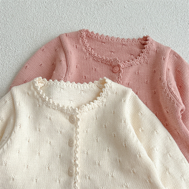 little frill knit cardigan