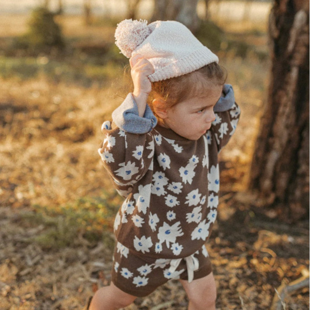 【セットアップ】floral knit set / romper