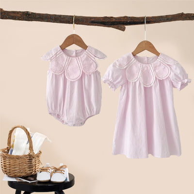ペタルカラーのロンパース＆ワンピース（petal collar romper and dress）CKO260502