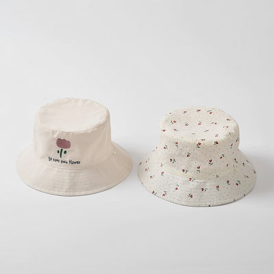 フラワー刺繍＆小花柄バケットハット（flower embroidery and floral bucket hat）10272505