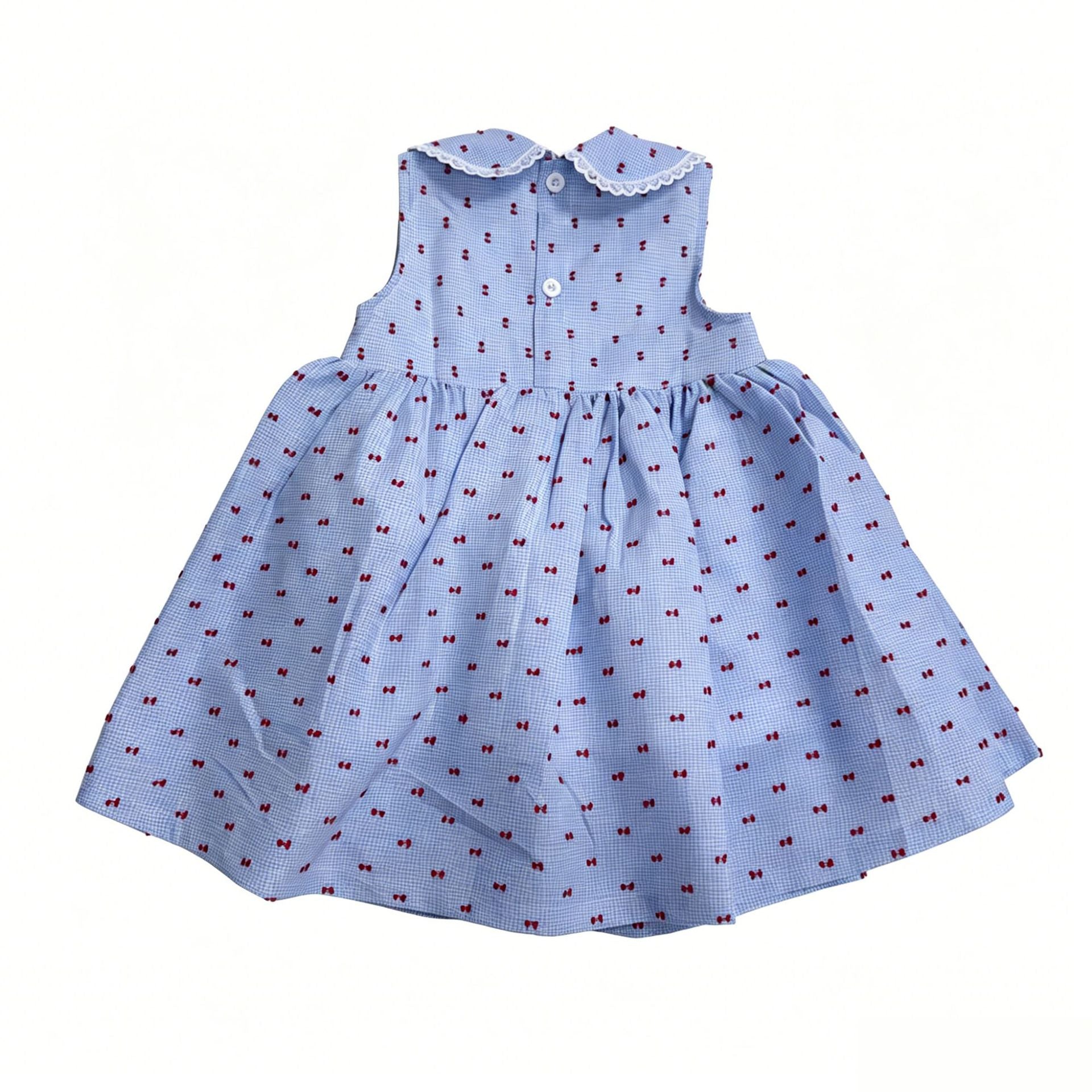 チェック柄ノースリーブワンピース チェック柄シャーリング・ノースリーブワンピース（gingham check
